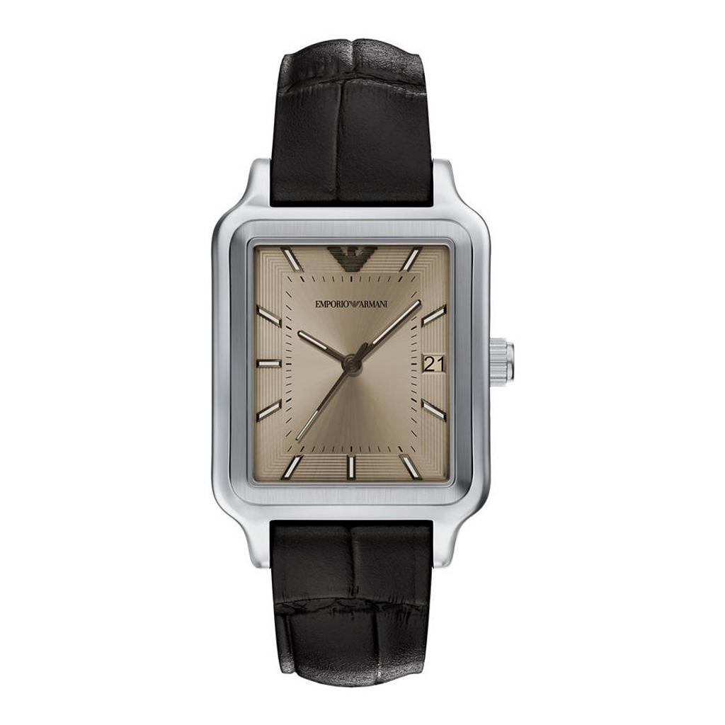 Emporio Armani horloge AR11756 donkerbruin
