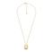 Fossil ketting JF04951710 goudkleurig