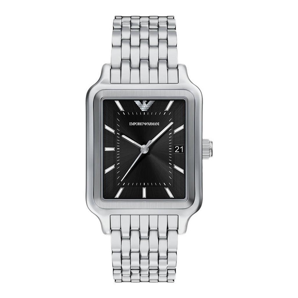 Emporio Armani horloge AR11755 zilverkleurig