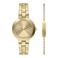Armani Exchange horloge + armband AX7177SET goudkleurig