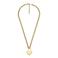 Fossil ketting JF04958710 goudkleurig