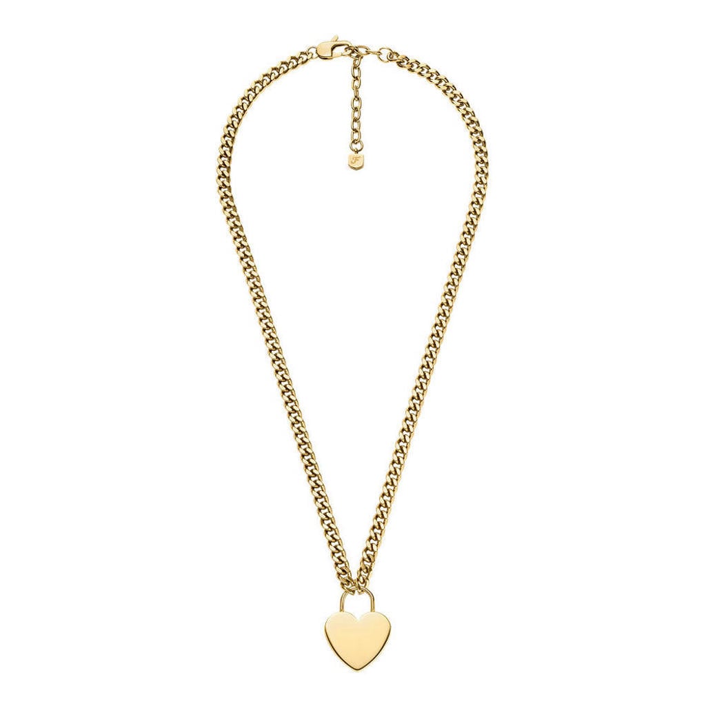Fossil ketting JF04958710 goudkleurig