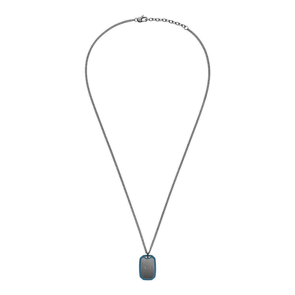Armani Exchange ketting AXG0171060 grijs