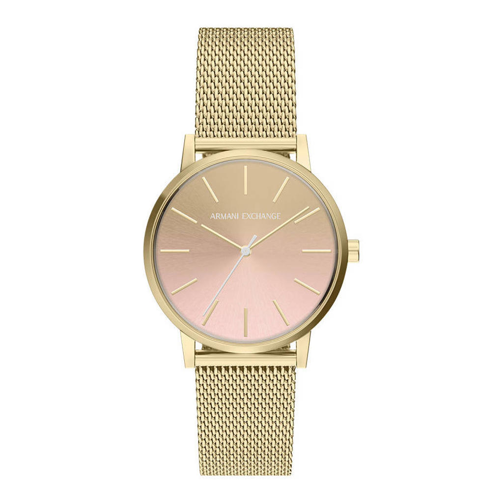 Armani Exchange horloge AX5619 goudkleurig