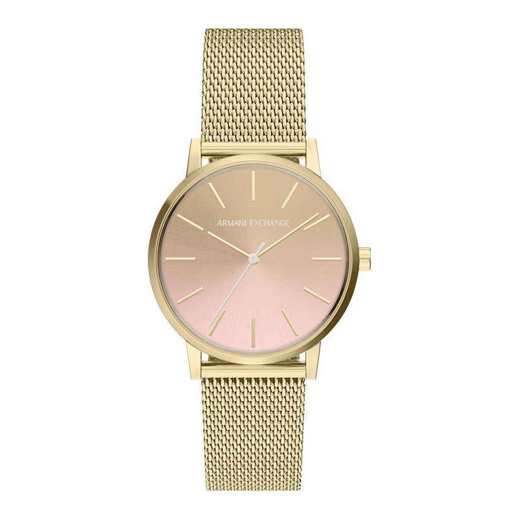 Armani Exchange horloge AX5619 goudkleurig