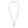 Emporio Armani ketting EGS3300040 zilverkleurig