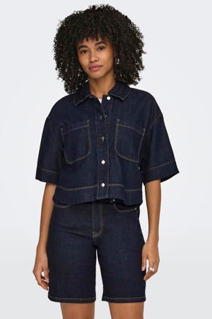 denim blouse