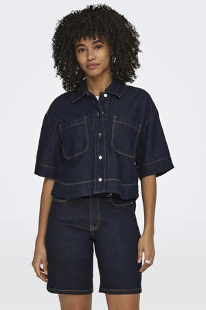denim blouse