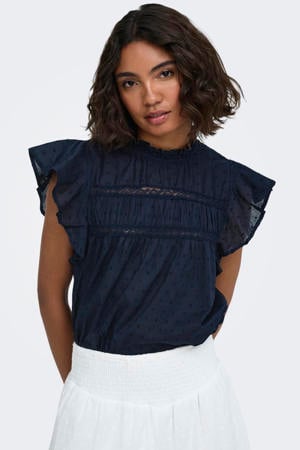top donkerblauw