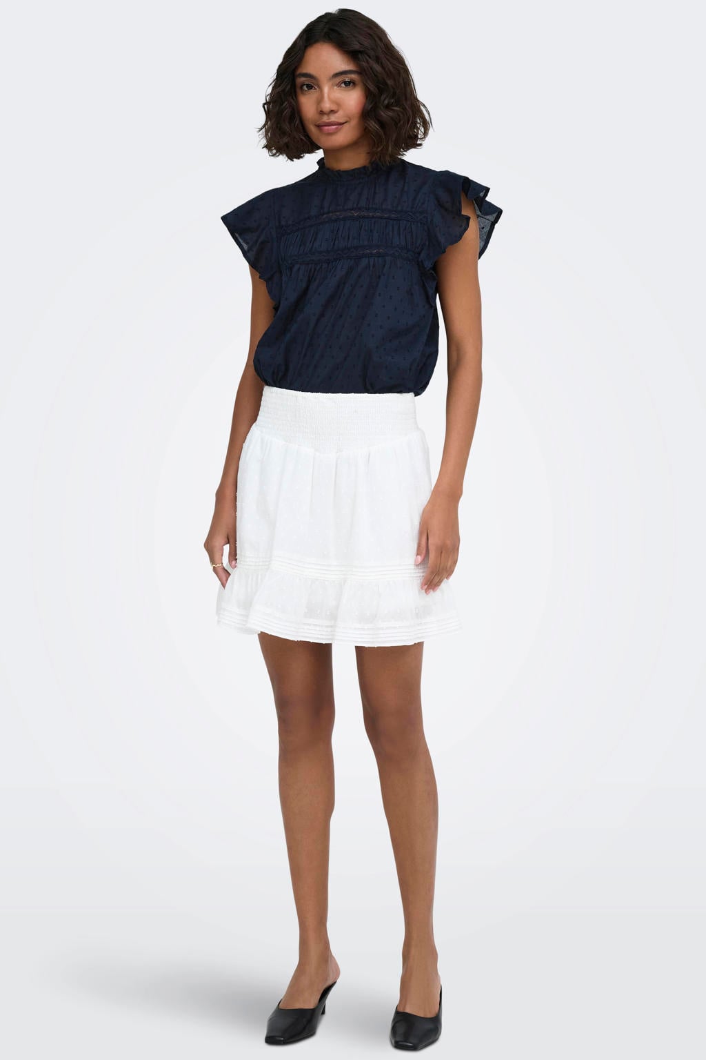 ONLY top donkerblauw