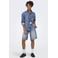 ONLY casual short light blue denim