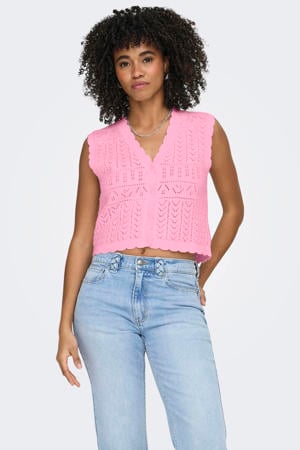 top gebreid roze