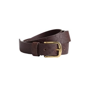 leren riem donkerbruin