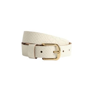 leren riem ecru