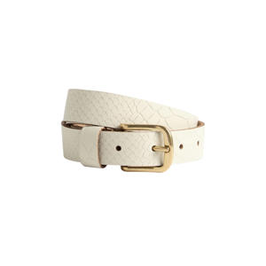 leren riem ecru