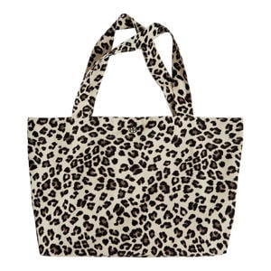 shopper met panterprint MSCHSage beige