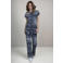 Elvira Collections high waist broek donkerblauw