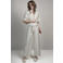 Elvira Collections cropped blazer beige