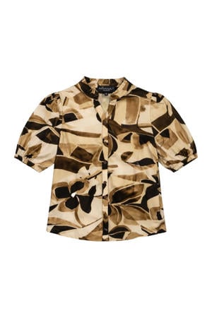blouse bruin