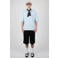 Prohibited straight leg bermuda short - zwart