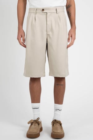 straight leg bermuda short - crème
