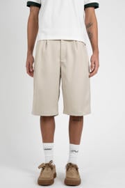thumbnail: Prohibited straight leg bermuda short - crème
