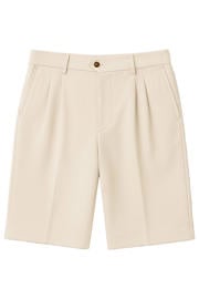 thumbnail: Prohibited straight leg bermuda short - crème