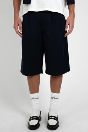 straight leg bermuda short - donkerblauw