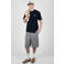 Prohibited oversized T-shirt met backprint donkerblauw