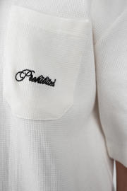 thumbnail: Prohibited relaxed T-shirt met textuur wit