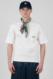 thumbnail: Prohibited relaxed T-shirt met textuur wit