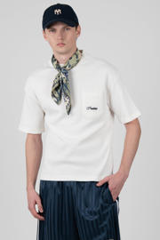 thumbnail: Prohibited relaxed T-shirt met textuur wit