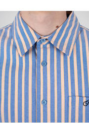 thumbnail: Prohibited regular gestreept casual overhemd blauw