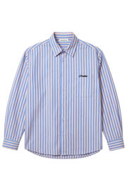 thumbnail: Prohibited regular gestreept casual overhemd blauw