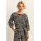 Expresso top zwart travelstof