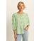 Expresso blouse lichtgroen broderie