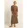 Expresso blousejurk bruin