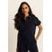 Expresso blouse zwart travelstof