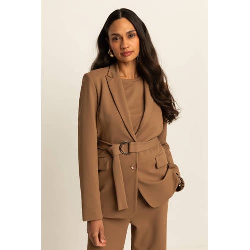 Expresso travelstof getailleerde blazer afbeelding