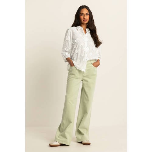 Expresso high waist wide leg jeans afbeelding