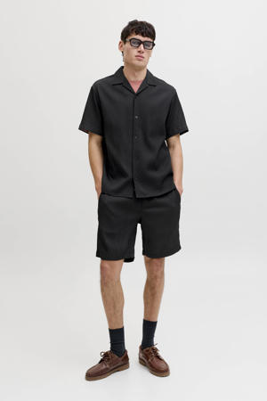 relaxed casual overhemd en short zwart