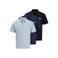 JACK & JONES regular polo blauw - (set van 3)