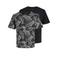JACK & JONES ESSENTIALS regular T-shirt zwart - (set van 2)