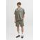 JACK & JONES ESSENTIALS relaxed casual overhemd en short groen
