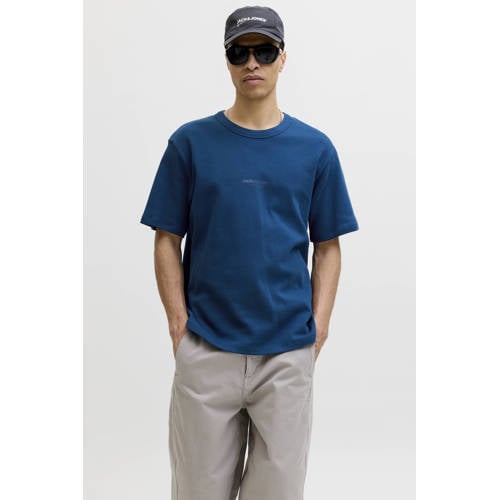 JACK & JONES CORE regular T-shirt donkerblauw afbeelding