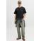 JACK & JONES ORIGINALS regular T-shirt met backprint zwart