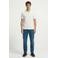 JACK & JONES PREMIUM regular polo ecru gebreid