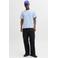 JACK & JONES ORIGINALS relaxed T-shirt met backprint lichtblauw