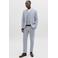 JACK & JONES PREMIUM JPRMARTIN slim pantalon met linnen blauw