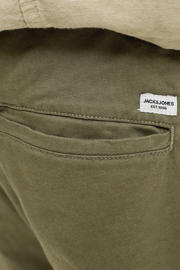 thumbnail: JACK & JONES PANTS STUDIO JPSTKANE relaxed casual broek met linnen groen